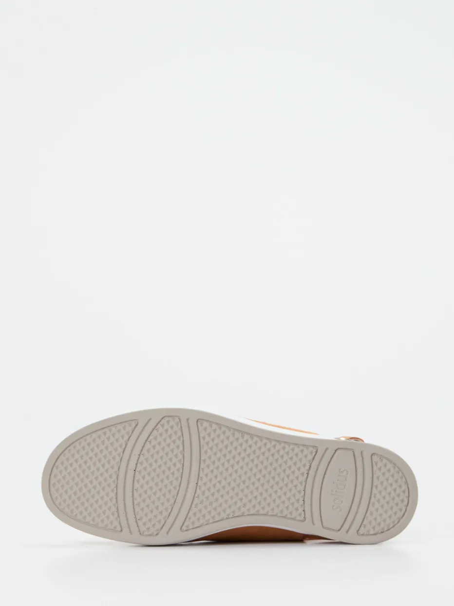 – Komfortsandale aus Nubukleder cognac*Solidus