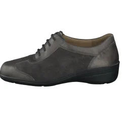 Damen Solidus – Komfort-Schnürer aus Metallicleder