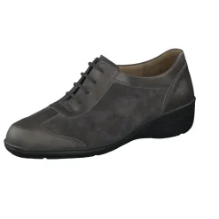 Damen Solidus – Komfort-Schnürer aus Metallicleder