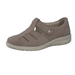 Damen Solidus – Komfortschuh aus Nubukleder in Taupe