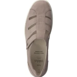 Damen Solidus – Komfortschuh aus Nubukleder in Taupe