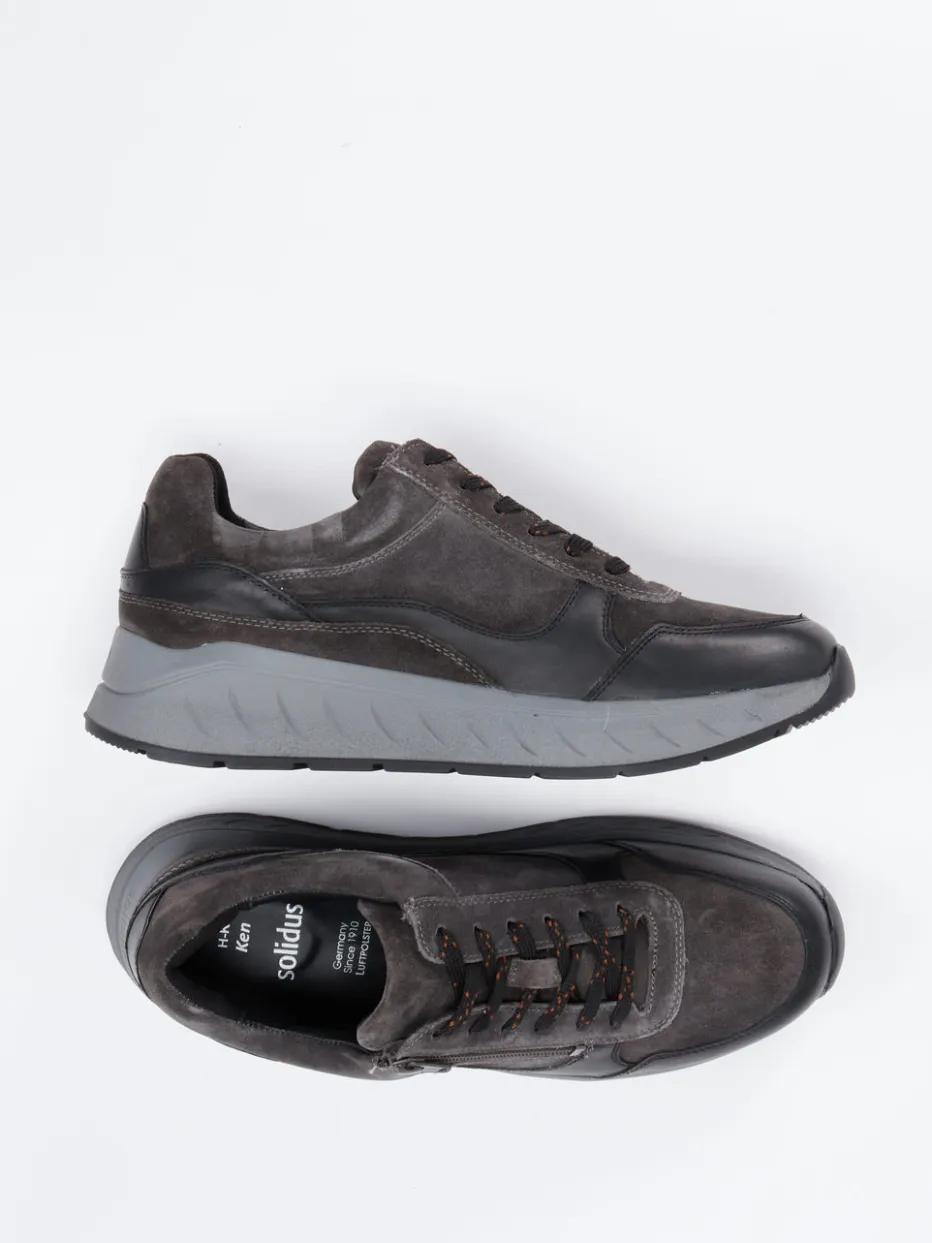 Herren Solidus – Komfort-Sneaker aus Veloursleder