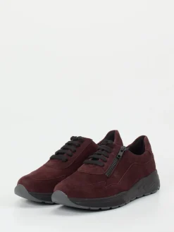 – Komfort-Sneaker aus Veloursleder bordeaux*Solidus