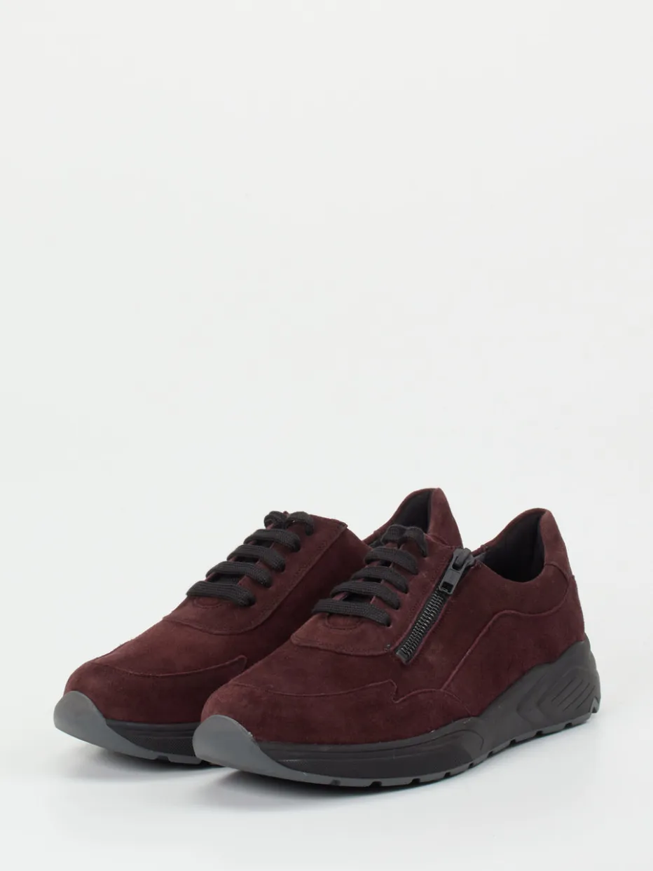 – Komfort-Sneaker aus Veloursleder bordeaux*Solidus