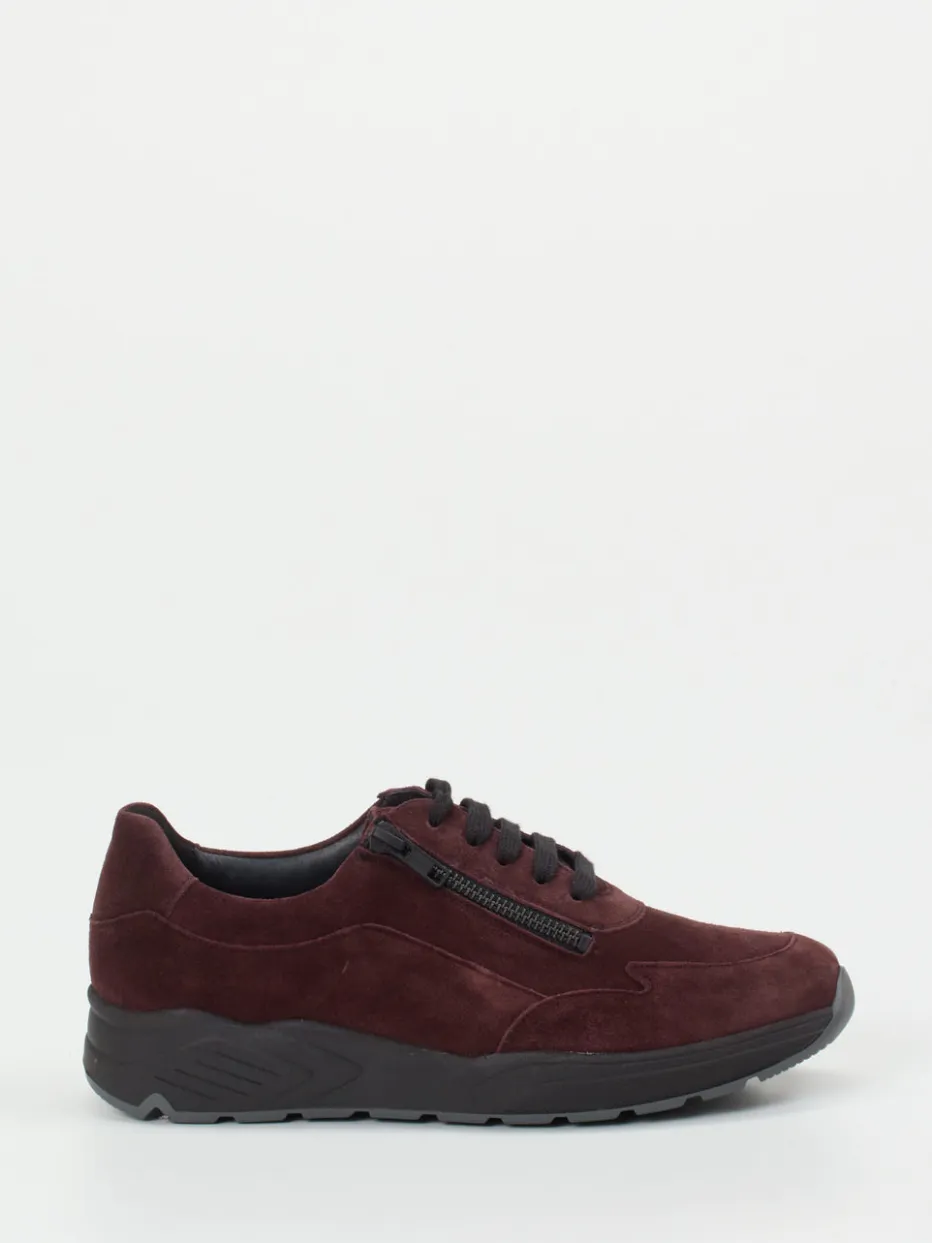 – Komfort-Sneaker aus Veloursleder bordeaux*Solidus