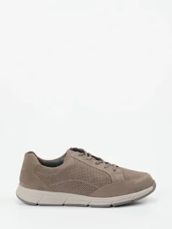 – Komfort-Sneaker aus Nubukleder in Taupe*Solidus Outlet