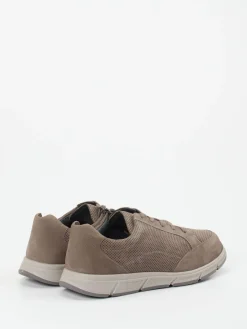 – Komfort-Sneaker aus Nubukleder in Taupe*Solidus Outlet
