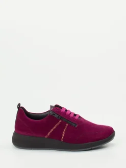 – Komfort-Sneaker aus Veloursleder Beeren*Solidus Outlet