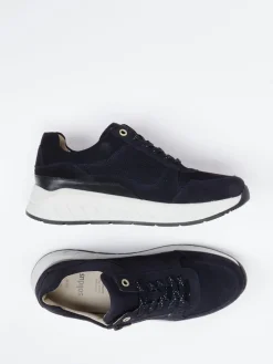 Herren Solidus – Komfort-Sneaker aus Veloursleder Dunkel