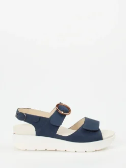 – Sandalen aus Nubukleder Dunkel*Solidus Hot