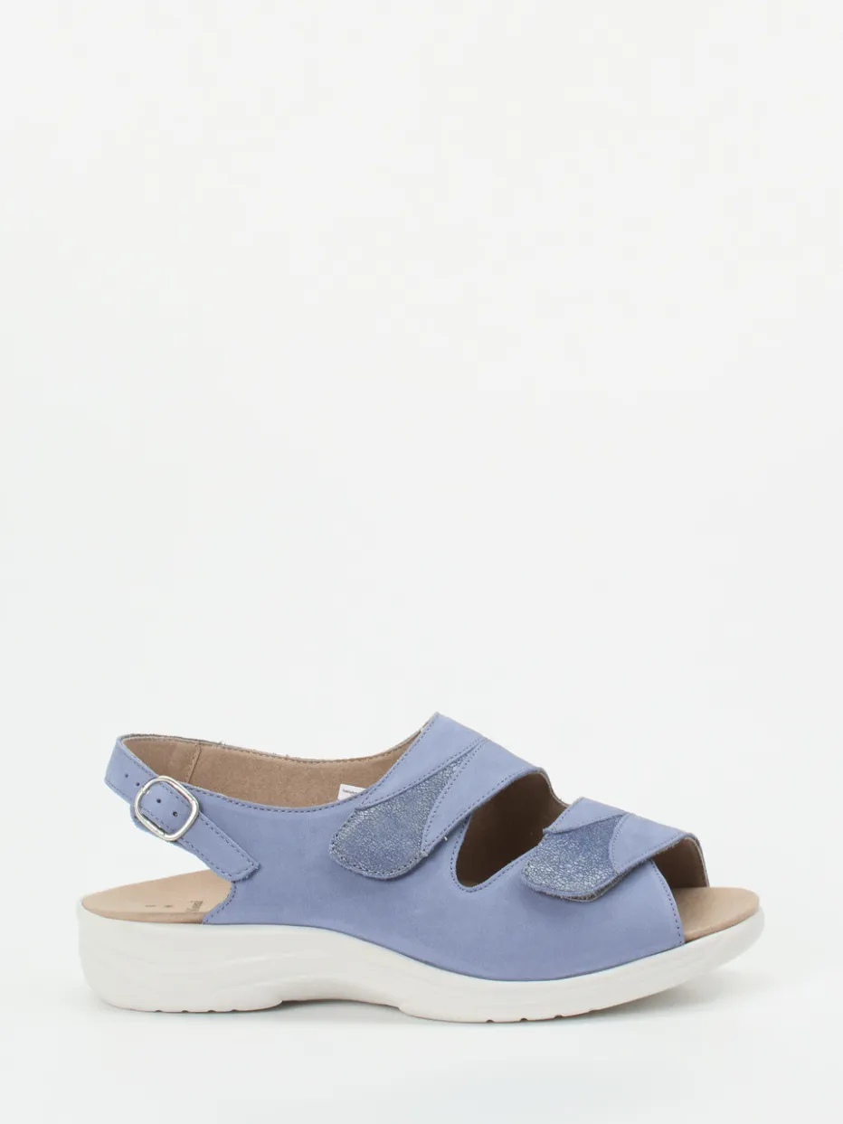 – Sandalen aus Nubukleder Lavendel*Solidus New