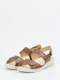 Damen Solidus – Sandalette aus Flechtleder mittel