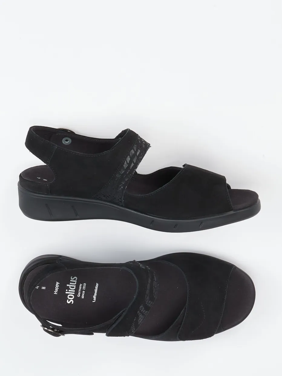 – Sandalette aus Nubukleder*Solidus Discount