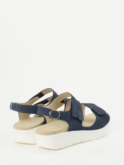 – Sandalette aus Nubukleder in Dunkel*Solidus Sale