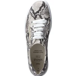 Damen Solidus – Schnürschuh aus geprägtem Leder