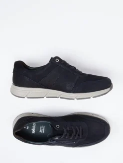 Herren Solidus – Schnürschuh aus Nubukleder Dunkel