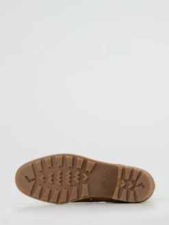 – Schnürstiefeletten aus Veloursleder cognac*Solidus Discount