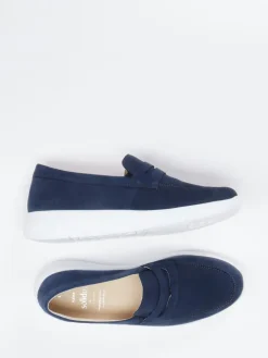 – Slipper aus Nubukleder in Marine*Solidus Online