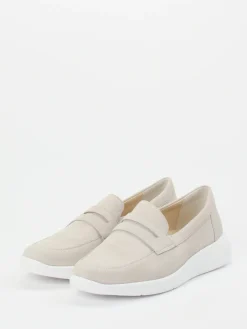 – Slipper aus Veloursleder in Cremebeige*Solidus