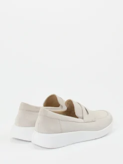 – Slipper aus Veloursleder in Cremebeige*Solidus