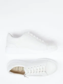 Damen Solidus – Sneaker aus Kalbleder Offwhite