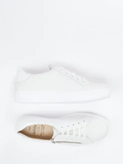Damen Solidus – Sneaker aus Kalbleder in Offwhite