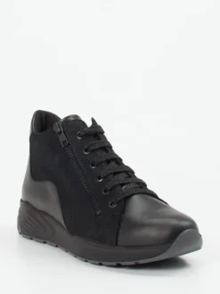 Damen Solidus – Stiefelette aus geprägtem Leder