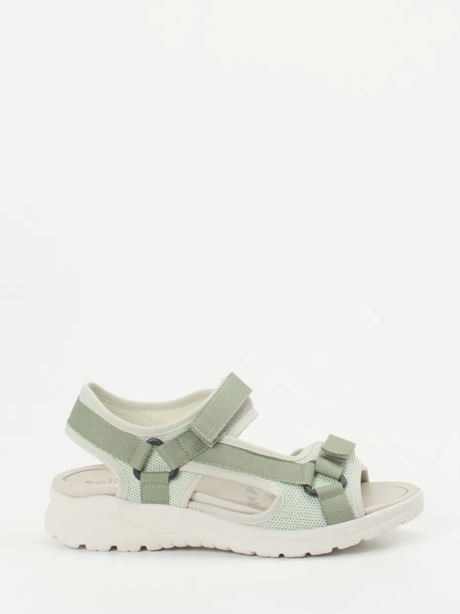 – Trekkingsandale aus Textil in Salbei*Solidus Hot