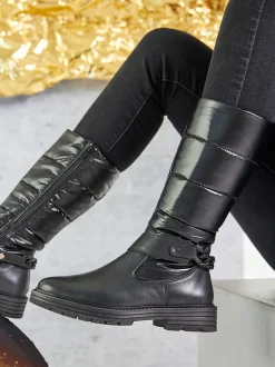 Damen Solidus – Winterstiefel aus Kalbleder und Nylon