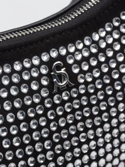 Damen Steve Madden – Baguette Bag aus Synthetik mit Strass