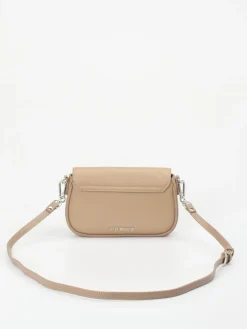 Damen Steve Madden – Crossbody Bag aus Leder in Taupe