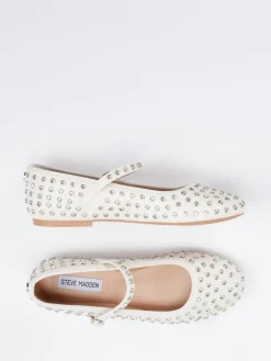 – Mary Jane Ballerinas aus Lederimitat creme*Steve Madden Sale