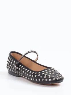 Damen Steve Madden – Mary Jane Flats aus Lederimitat