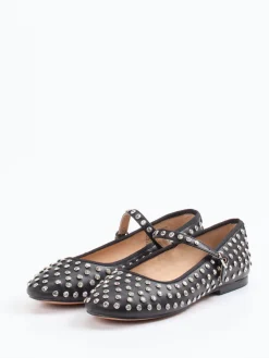 Damen Steve Madden – Mary Jane Flats aus Lederimitat