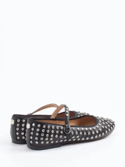 Damen Steve Madden – Mary Jane Flats aus Lederimitat