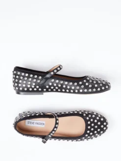 Damen Steve Madden – Mary Jane Flats aus Lederimitat