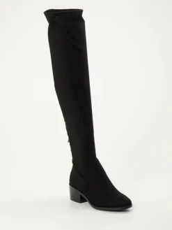 – Overknee-Stiefel aus Stretchvelours*Steve Madden Best