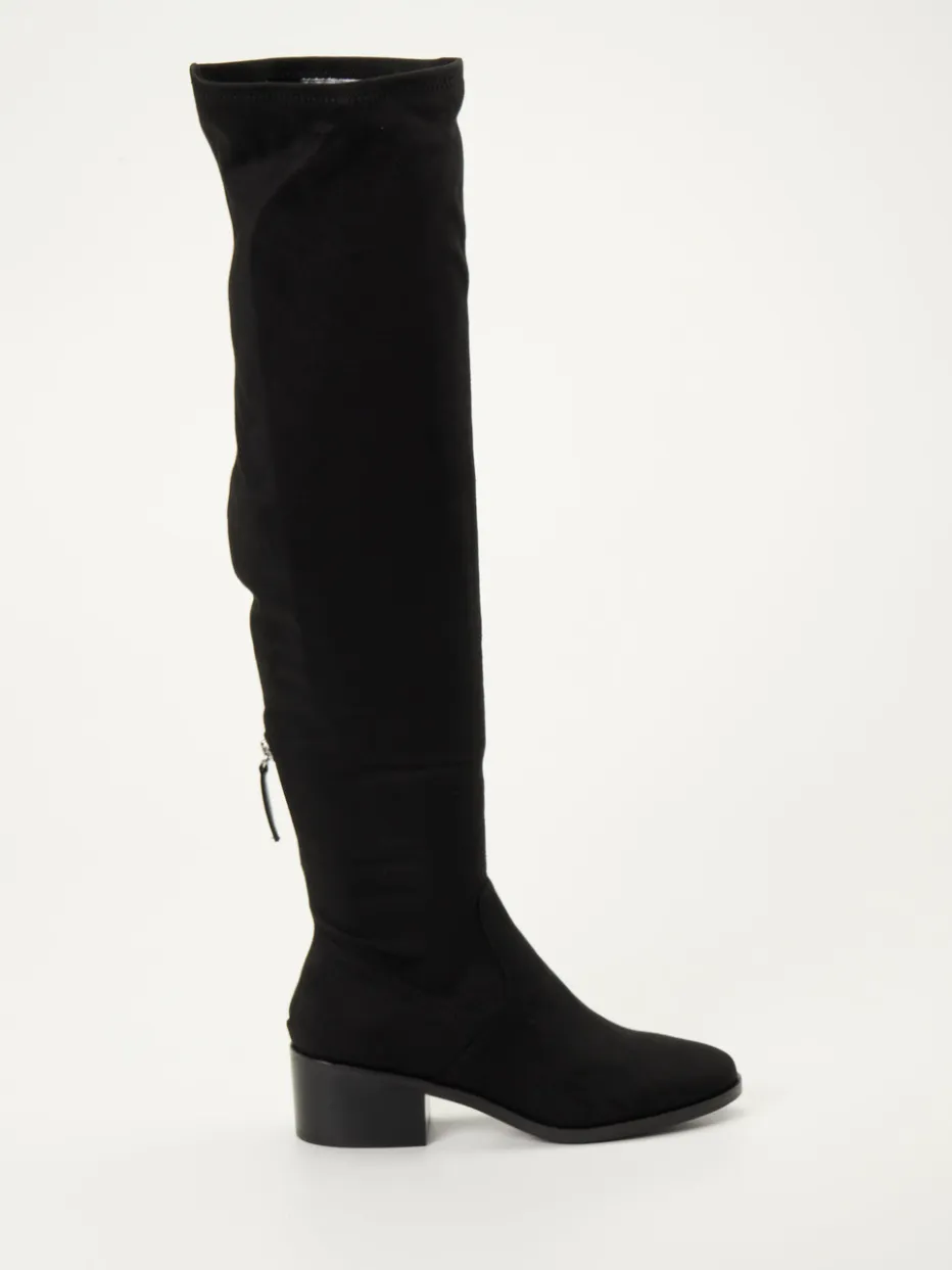 – Overknee-Stiefel aus Stretchvelours*Steve Madden Best