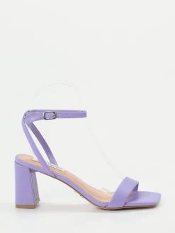 Damen Steve Madden – Sandaletten aus Lederimitat in Flieder