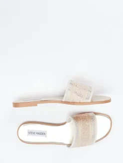 – Slides aus Textil mit Glitzerbesatz*Steve Madden New