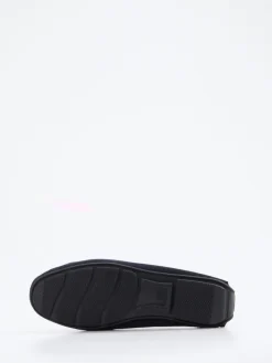 Herren Studio Mode – Slipper aus Veloursleder Dunkel