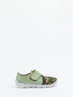 – Hausschuh aus Textil mit Dino-Print*Superfit Clearance