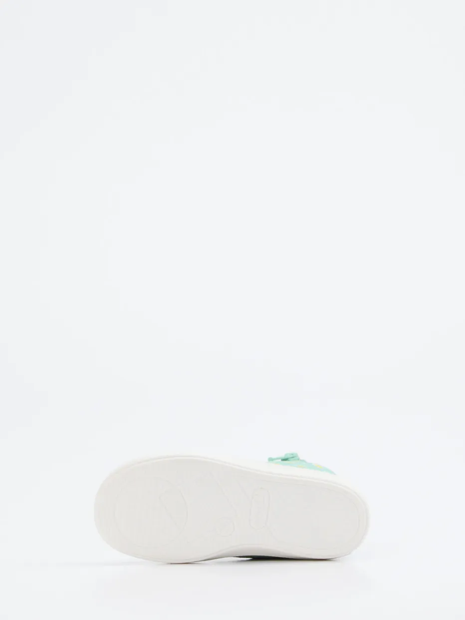 Kinder Superfit – High-Top Sneaker aus geprägtem Leder Mint