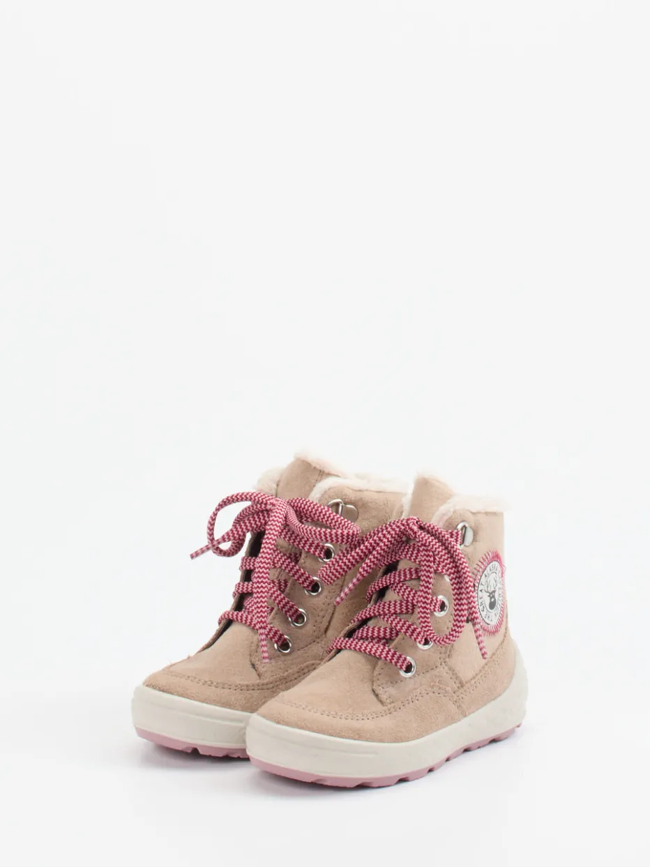 Kinder Superfit – Kinderboots aus Veloursleder beige