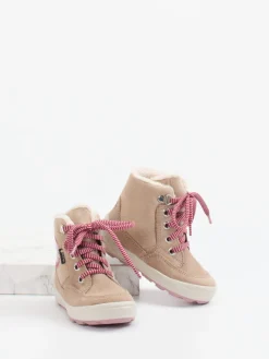 Kinder Superfit – Kinderboots aus Veloursleder beige