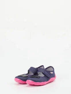 Kinder Superfit – Kinder-Hausschuh aus Textil jeans