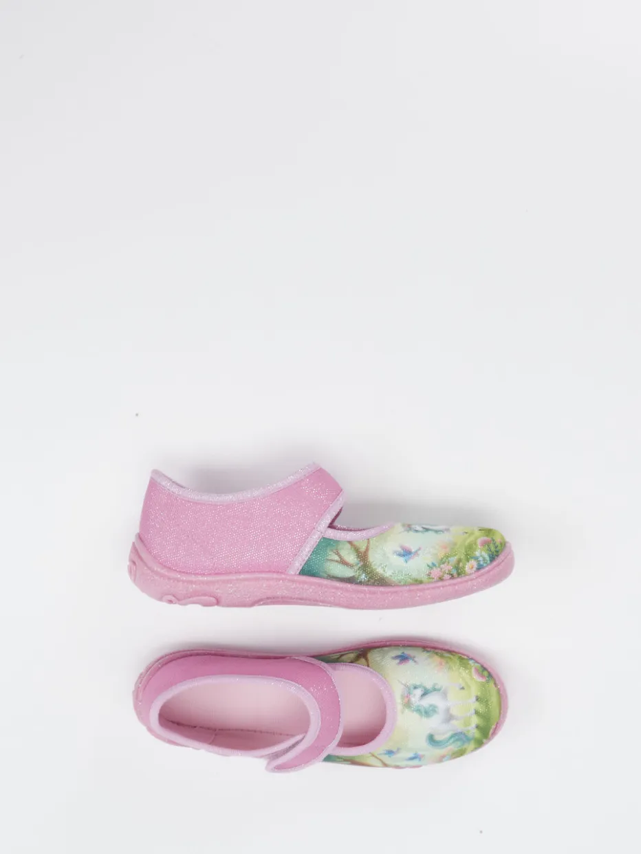 – Kinderhausschuh aus Textil mit Glitzer*Superfit New