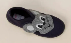 – Kinderhausschuh aus Wolle Dunkel*Superfit Hot