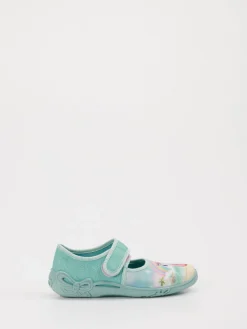 – Kinder-Hausschuh aus Textil mintgrün*Superfit Sale