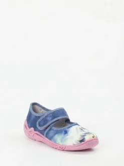 Kinder Superfit – Kinder-Hausschuh aus Textil jeans